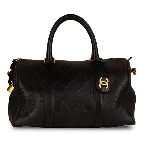 chanel vintage boston bag|Chanel Boston .